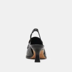 ADELE HEELS BLACK WHITE LEATHER^Dolce Vita Sale