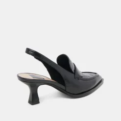 ADELE HEELS MIDNIGHT CRINKLE PATENT LEATHER^Dolce Vita New