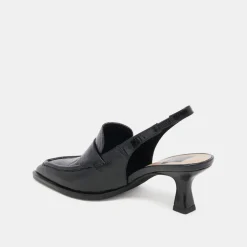 ADELE HEELS MIDNIGHT CRINKLE PATENT LEATHER^Dolce Vita New