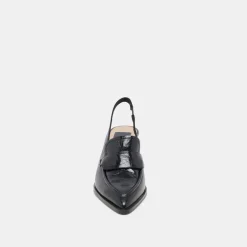 ADELE HEELS MIDNIGHT CRINKLE PATENT LEATHER^Dolce Vita New
