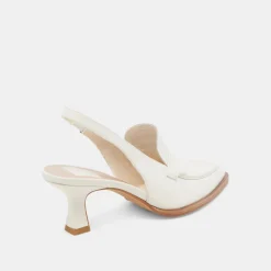 ADELE HEELS WHITE CRINKLE PATENT LEATHER^Dolce Vita Discount