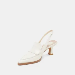 ADELE HEELS WHITE CRINKLE PATENT LEATHER^Dolce Vita Discount
