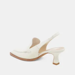 ADELE HEELS WHITE CRINKLE PATENT LEATHER^Dolce Vita Discount