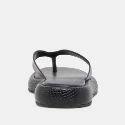 ADIN SANDALS BLACK LEATHER^Dolce Vita Hot