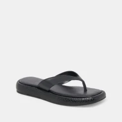 ADIN SANDALS BLACK LEATHER^Dolce Vita Hot