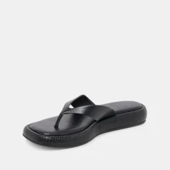 ADIN SANDALS BLACK LEATHER^Dolce Vita Hot