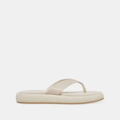 ADIN SANDALS IVORY LEATHER^Dolce Vita Fashion