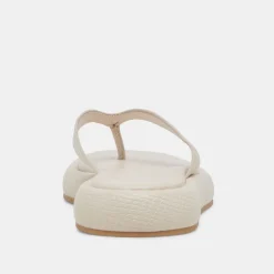 ADIN SANDALS IVORY LEATHER^Dolce Vita Fashion