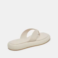 ADIN SANDALS IVORY LEATHER^Dolce Vita Fashion