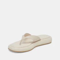 ADIN SANDALS IVORY LEATHER^Dolce Vita Fashion