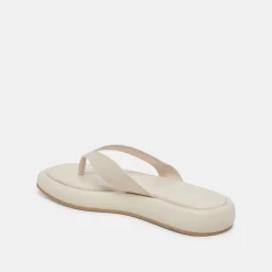 ADIN SANDALS IVORY LEATHER^Dolce Vita Fashion