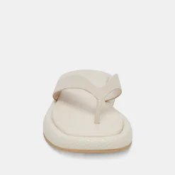 ADIN SANDALS IVORY LEATHER^Dolce Vita Fashion