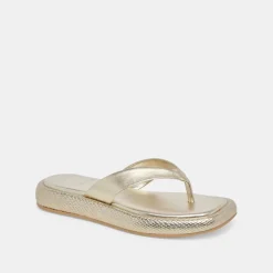 ADIN SANDALS PLATINUM DISTRESSED LEATHER^Dolce Vita Hot