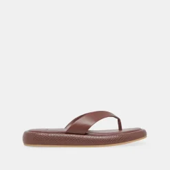 ADIN SANDALS WALNUT LEATHER^Dolce Vita New