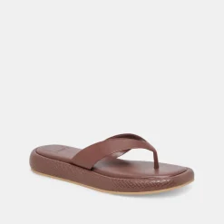 ADIN SANDALS WALNUT LEATHER^Dolce Vita New