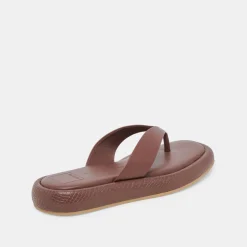 ADIN SANDALS WALNUT LEATHER^Dolce Vita New