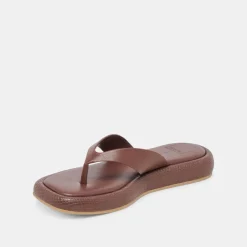 ADIN SANDALS WALNUT LEATHER^Dolce Vita New