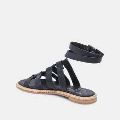 ADISON SANDALS BLACK LEATHER^Dolce Vita Fashion