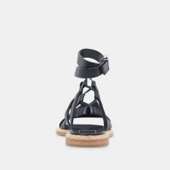 ADISON SANDALS BLACK LEATHER^Dolce Vita Fashion