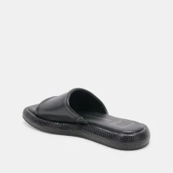 AISHA SANDALS BLACK LEATHER^Dolce Vita Outlet