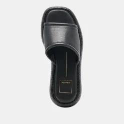 AISHA SANDALS BLACK LEATHER^Dolce Vita Outlet