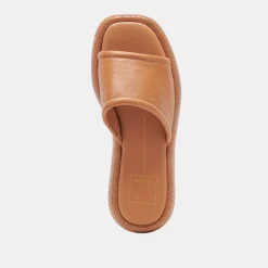 AISHA SANDALS TAN LEATHER^Dolce Vita Clearance