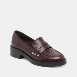 ALIANE LOAFERS MULBERRY LEATHER^Dolce Vita Online