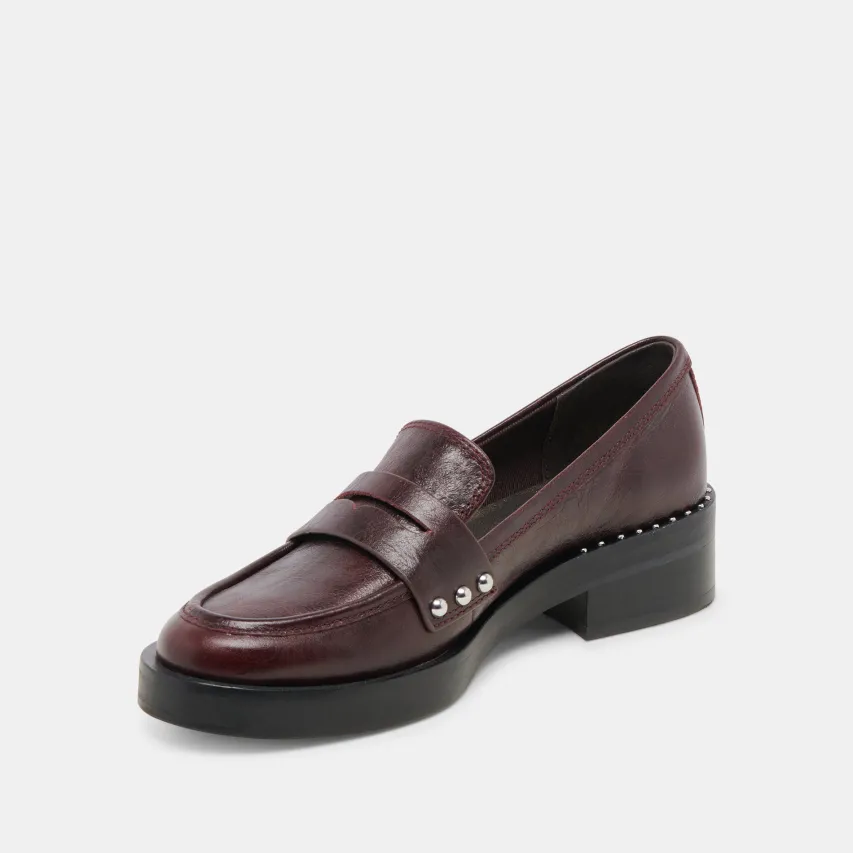 ALIANE LOAFERS MULBERRY LEATHER^Dolce Vita Online