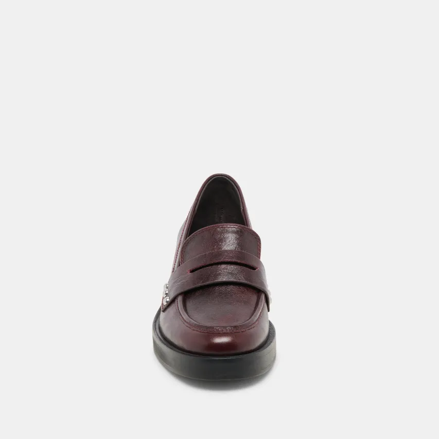 ALIANE LOAFERS MULBERRY LEATHER^Dolce Vita Online