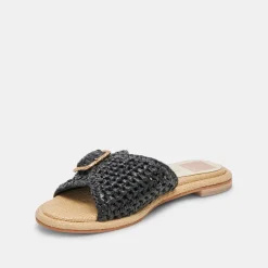 ALONZO SANDALS ONYX RAFFIA^Dolce Vita Outlet