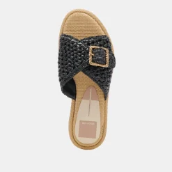 ALONZO SANDALS ONYX RAFFIA^Dolce Vita Outlet
