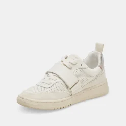 ALVAH SNEAKERS WHITE PERFORATED LEATHER^Dolce Vita Sale