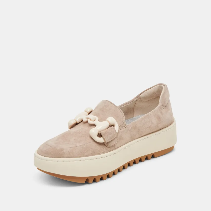 ANDRES SNEAKERS TAUPE SUEDE^Dolce Vita Online