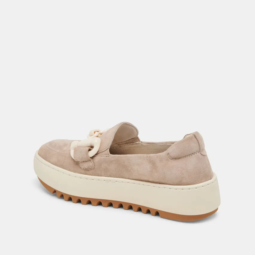 ANDRES SNEAKERS TAUPE SUEDE^Dolce Vita Online