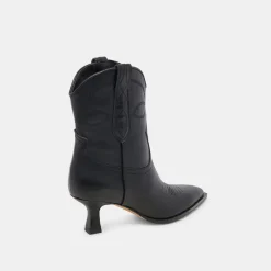 ANGEL BOOTIES BLACK LEATHER^Dolce Vita Best