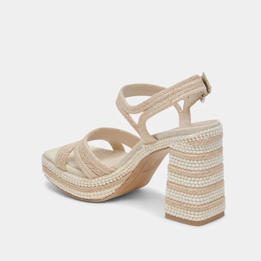 ANIRA PEARL HEELS IVORY PEARLS^Dolce Vita New