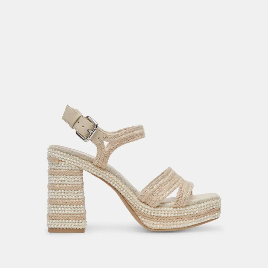 ANIRA PEARL HEELS IVORY PEARLS^Dolce Vita New