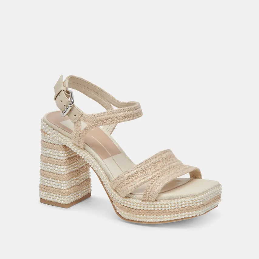 ANIRA PEARL HEELS IVORY PEARLS^Dolce Vita New
