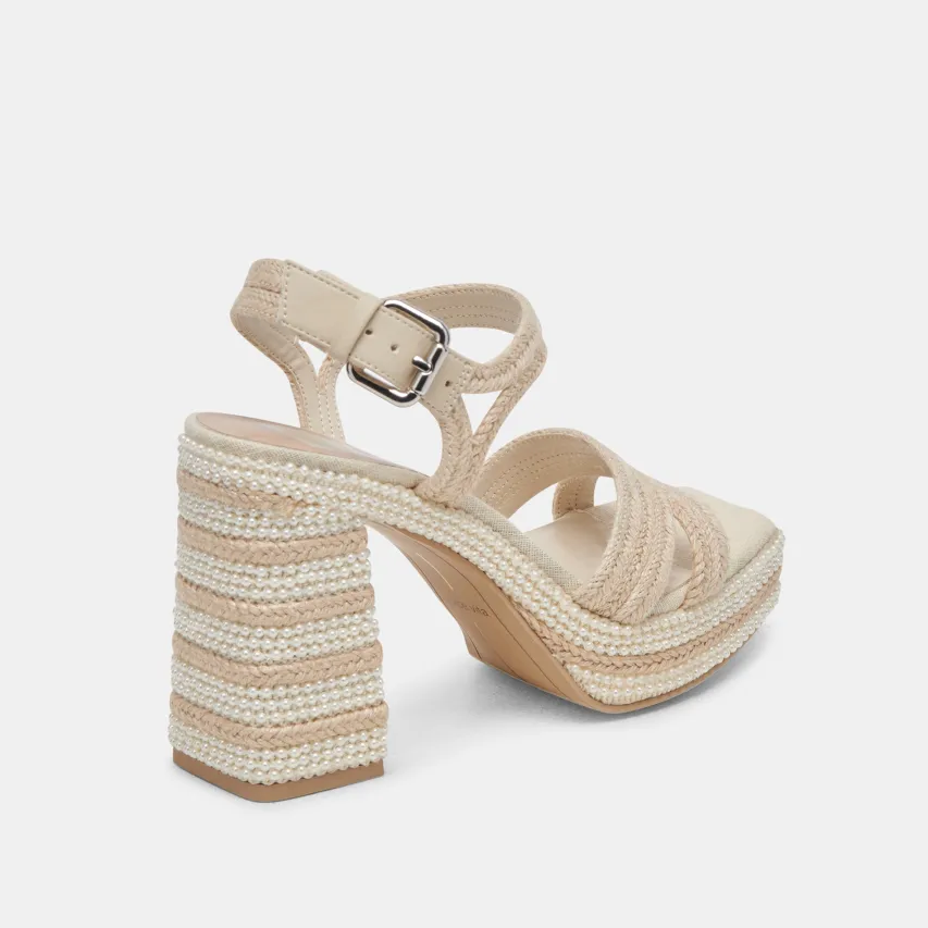 ANIRA PEARL HEELS IVORY PEARLS^Dolce Vita New