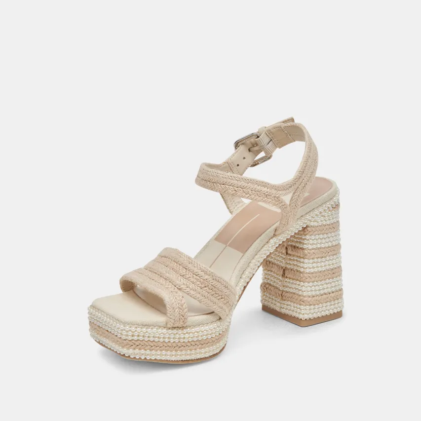 ANIRA PEARL HEELS IVORY PEARLS^Dolce Vita New