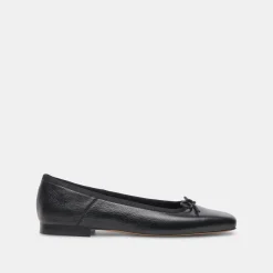 ANISA BALLET FLATS BLACK LEATHER^Dolce Vita New