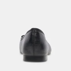 ANISA BALLET FLATS BLACK LEATHER^Dolce Vita New