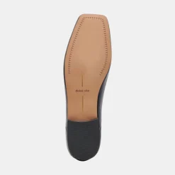 ANISA BALLET FLATS BLACK LEATHER^Dolce Vita New