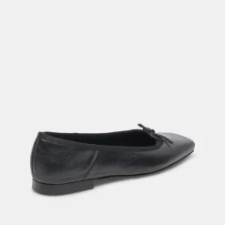 ANISA BALLET FLATS BLACK LEATHER^Dolce Vita New