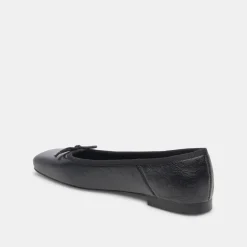 ANISA BALLET FLATS BLACK LEATHER^Dolce Vita New