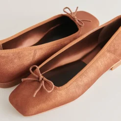 ANISA BALLET FLATS COPPER METALLIC SUEDE^Dolce Vita Outlet