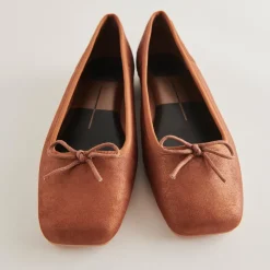 ANISA BALLET FLATS COPPER METALLIC SUEDE^Dolce Vita Outlet
