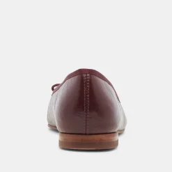 ANISA BALLET FLATS CRANBERRY CRINKLE PATENT^Dolce Vita New