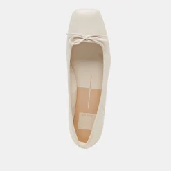 ANISA BALLET FLATS CREME CRINKLE PATENT^Dolce Vita New