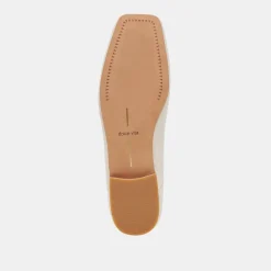 ANISA BALLET FLATS CREME CRINKLE PATENT^Dolce Vita New